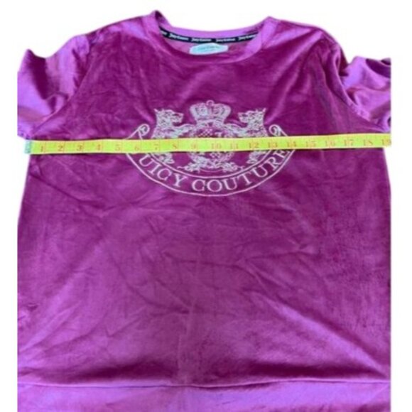 Juicy Couture Pink Label Emblem Embroidered Sweatshirt Retro Vintage Y2K S - Picture 6 of 7